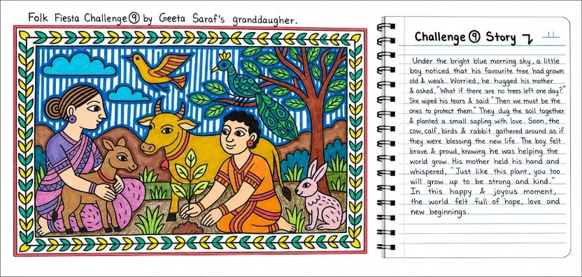 Storytelling Splash · Kaavya Saraf (on behalf of Late Geeta Saraf ji)